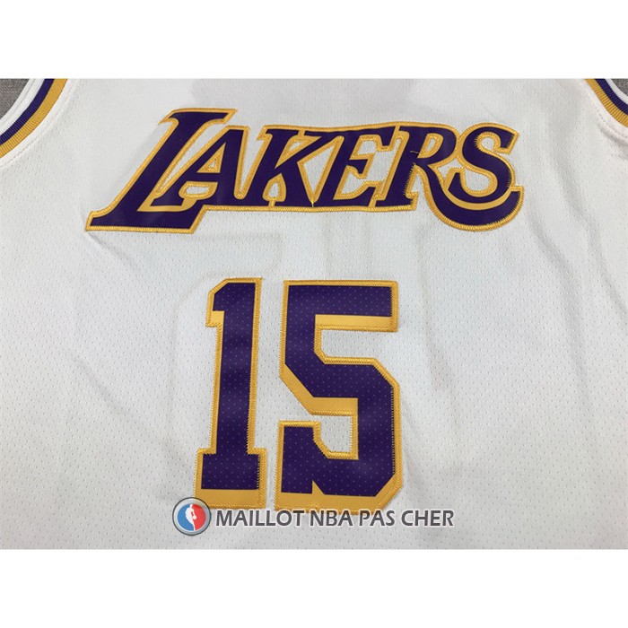 Maillot Los Angeles Lakers Austin Reaves NO 15 Association 2022-23 Blanc